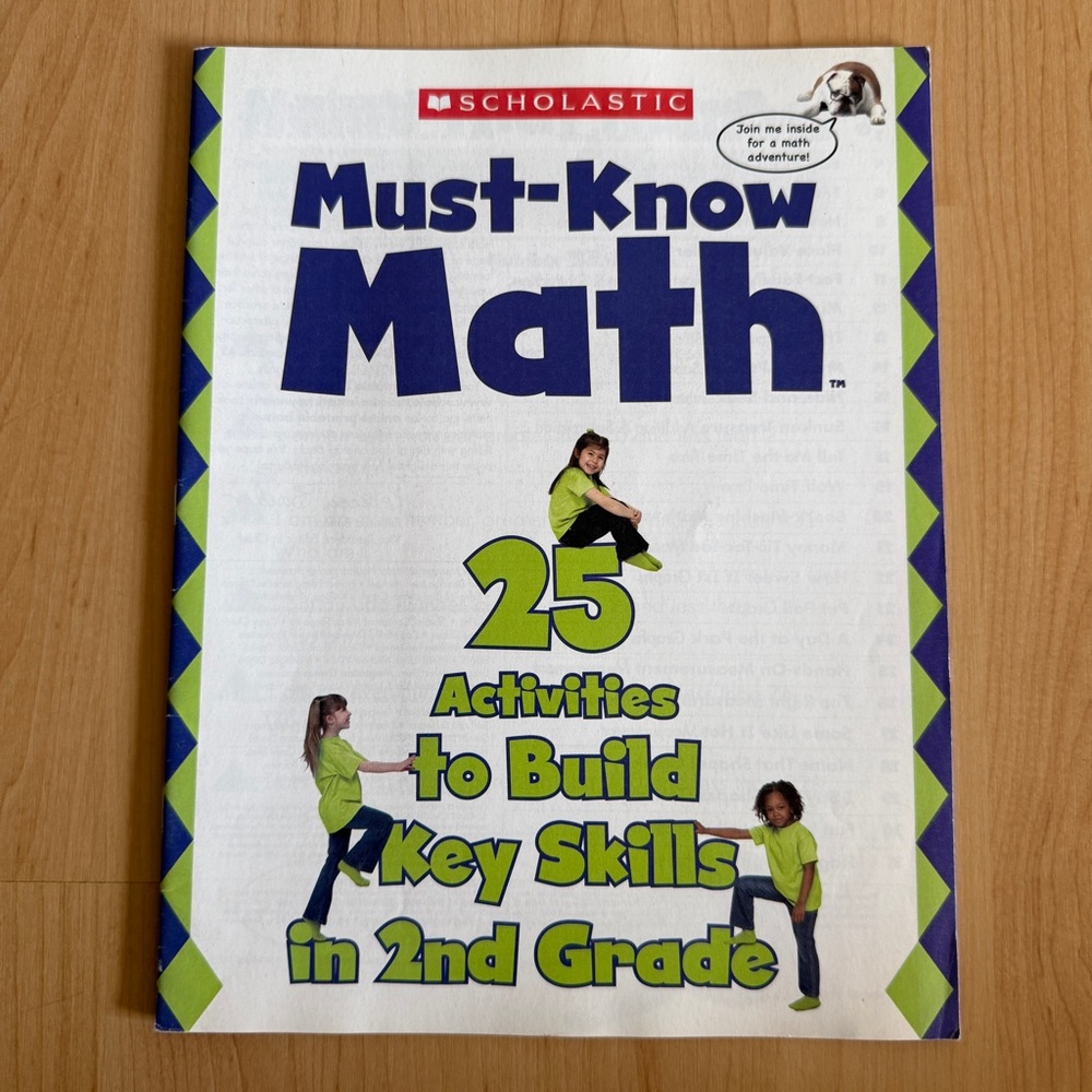 NEW Scholastic Must-Know Math: 25 Activities to Build Key Skills in 2nd Grade